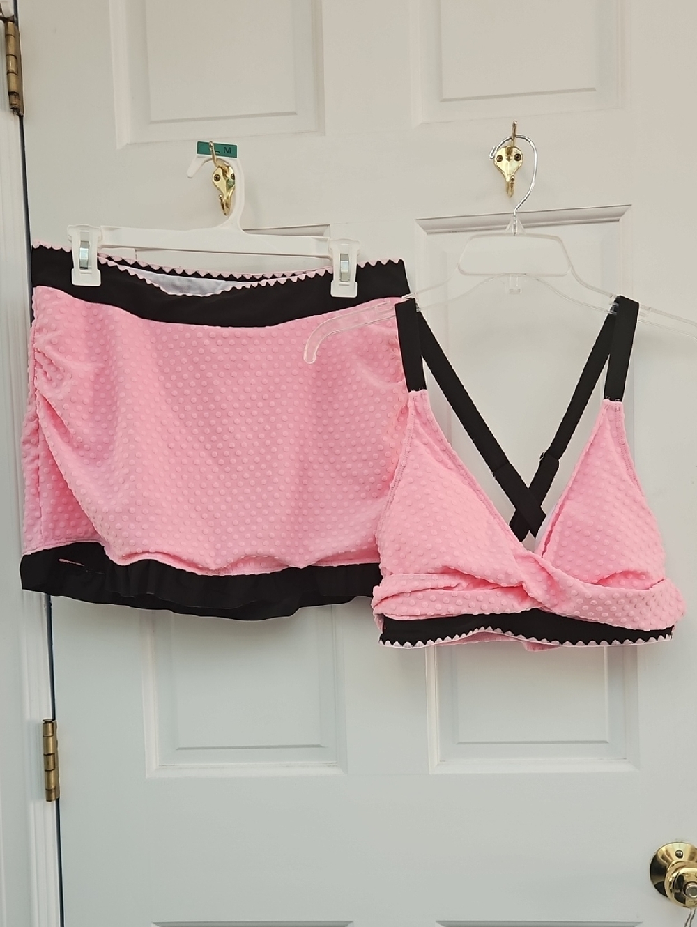 NWOT Pink & Black Bathing Suit